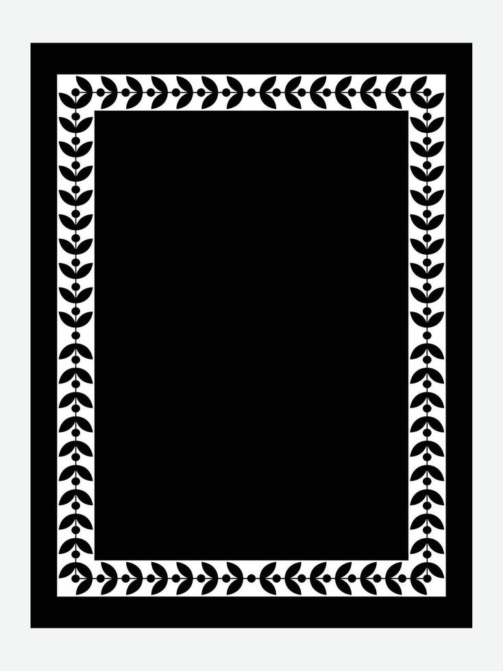 Islamic Book Cover design and arabaic border frame. vector