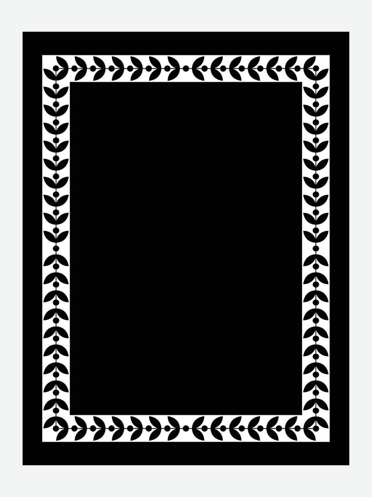 Islamic Book Cover design and arabaic border frame. vector