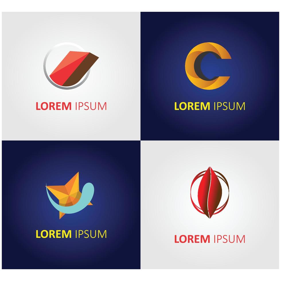 diseño de logotipo creativo vector