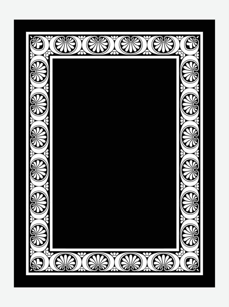 Islamic Book Cover design and arabaic border frame. vector
