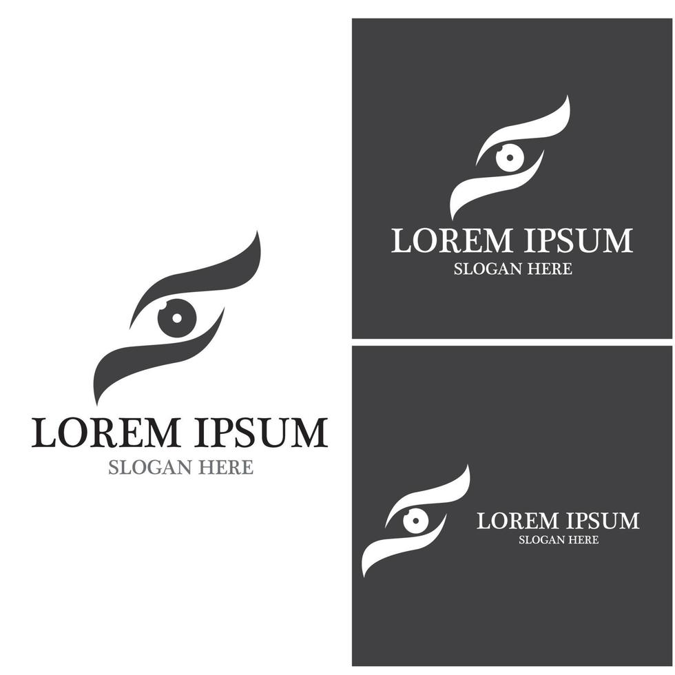 Eye Care vector logo design