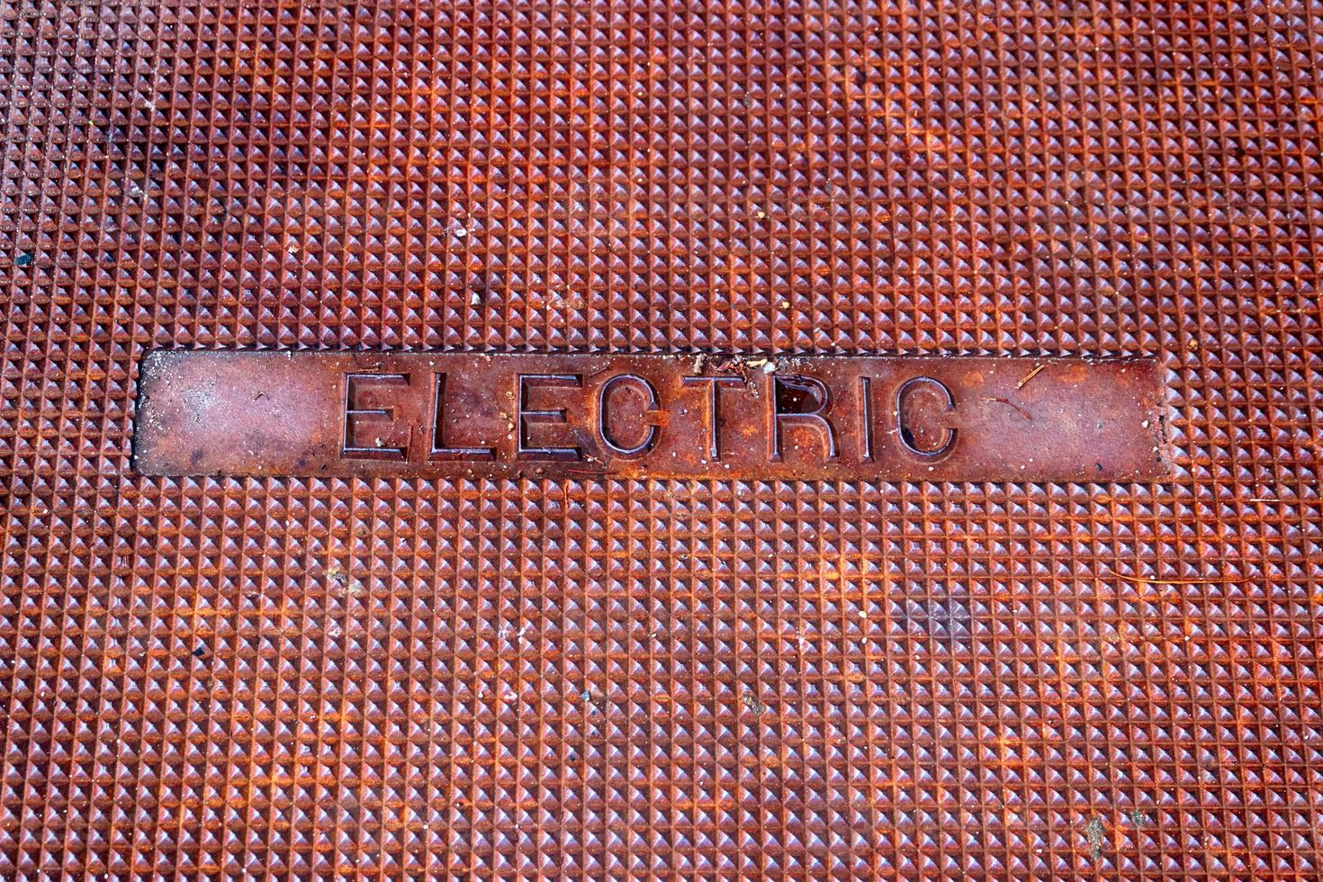 Steel metal repeating pattern texture photo