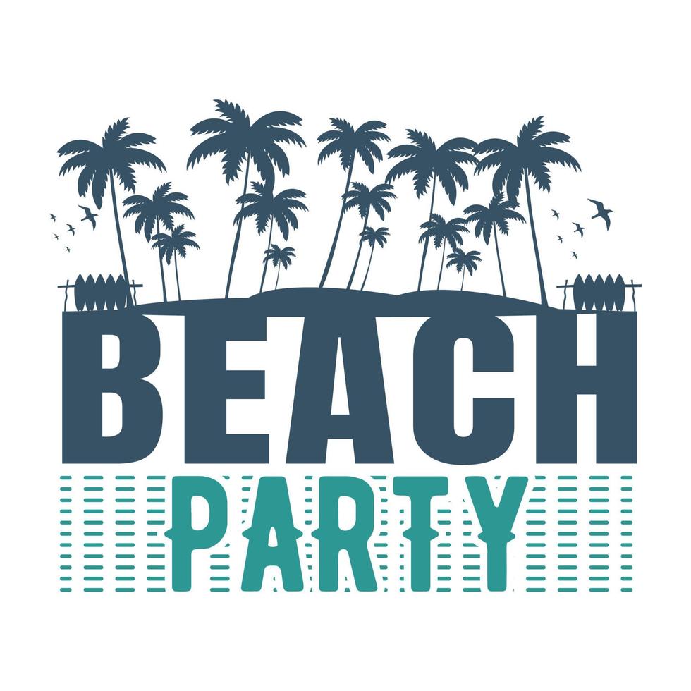Beach t shirt design vector