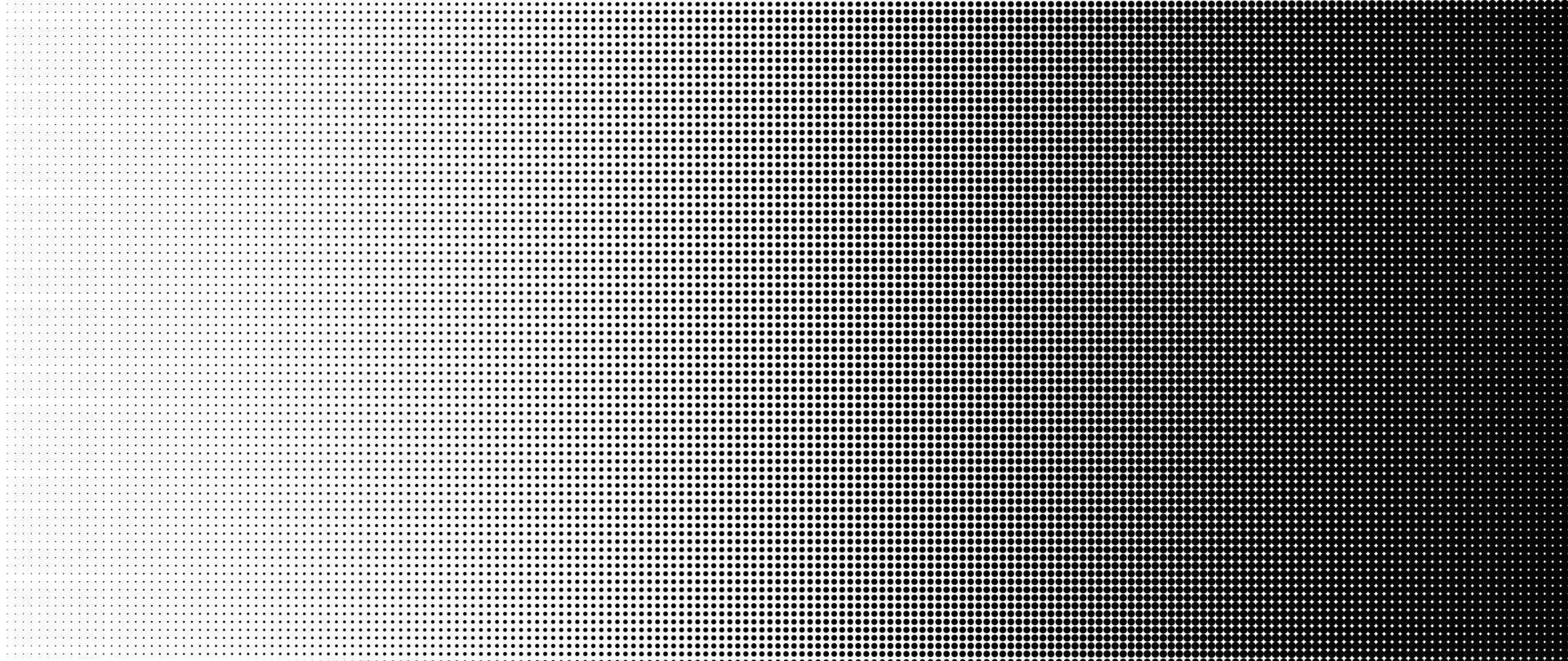 Halftone dot background pattern vector illustration. Monochrome gradient dotted modern texture and fade distressed overlay. Design for poster, cover, banner, business card, mock-up, sticker, layout.