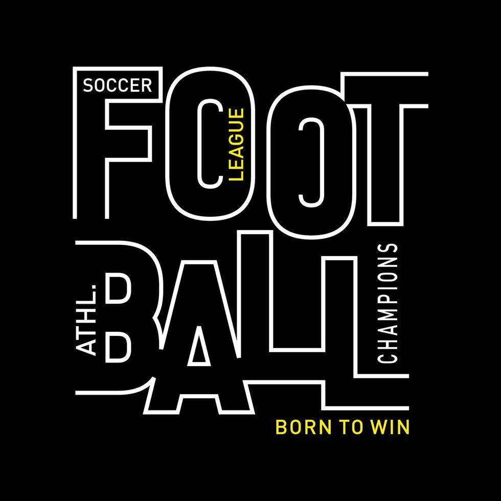 football league. soccer championship. boys vector graphic tees vector illustration design