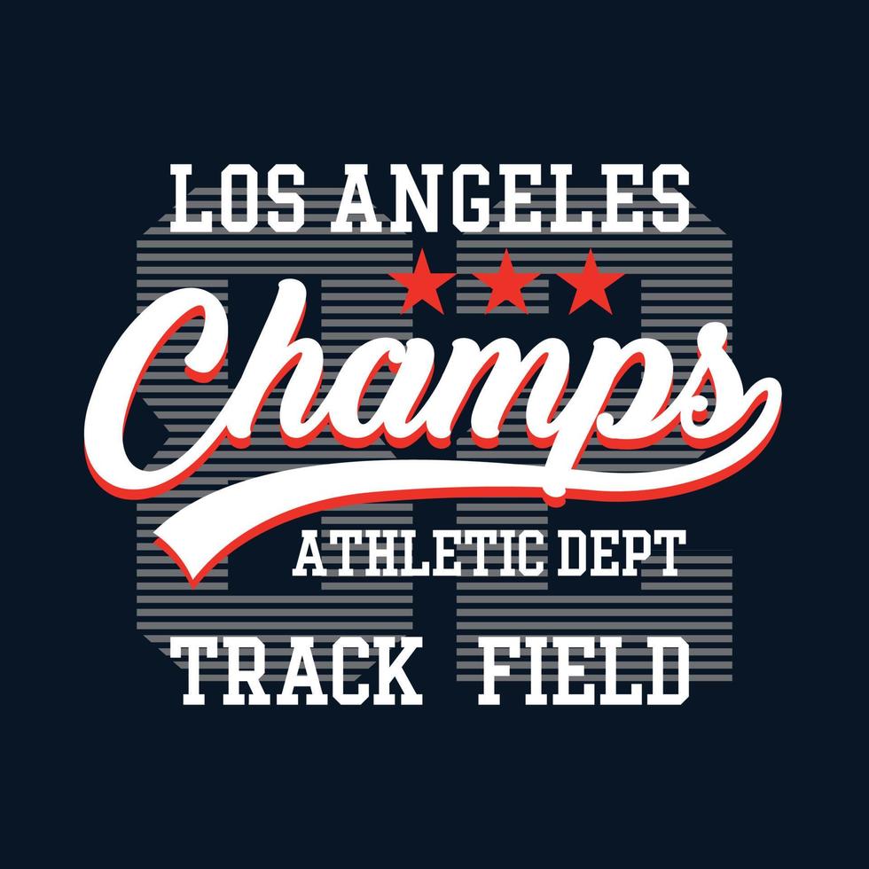 tipografía deportiva atlética, gráficos de camisetas, vectores