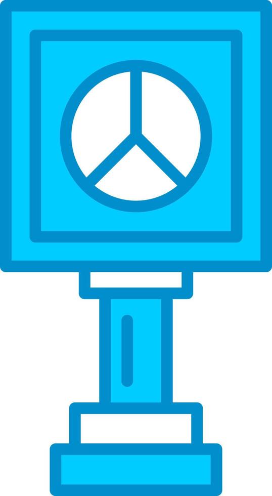 diseño de icono creativo de signo de paz vector