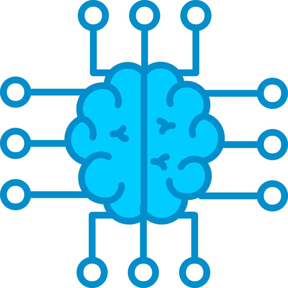 Neuroimaging Creative Icon Design vector