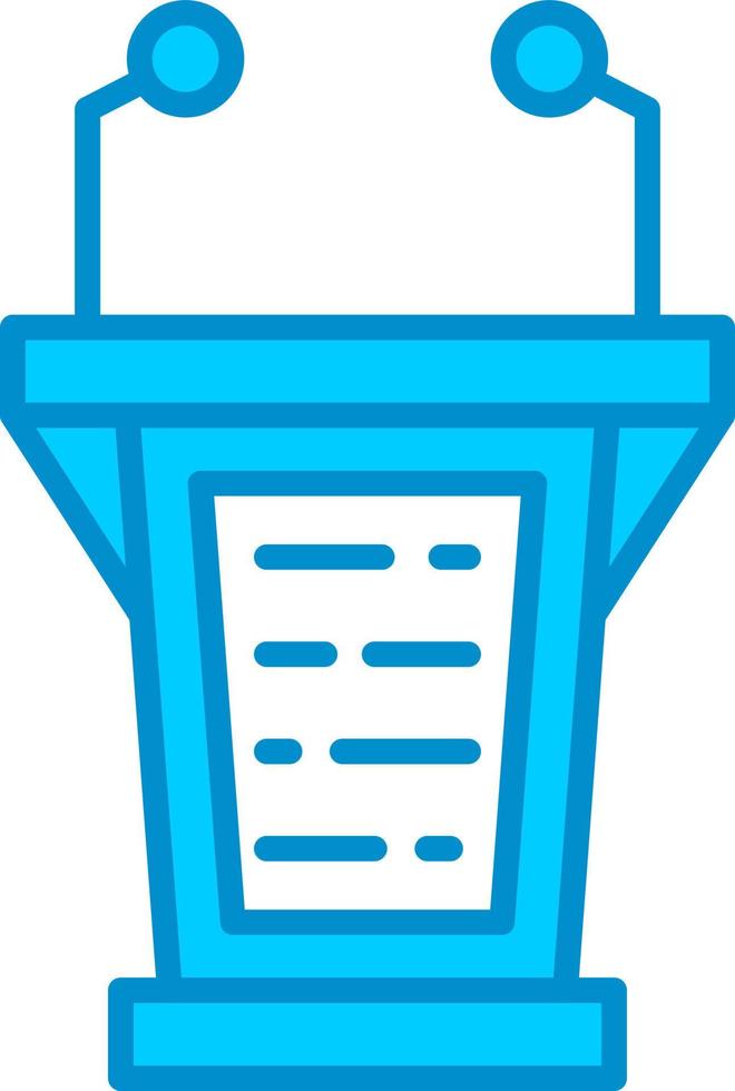 Lectern Creative Icon Design vector
