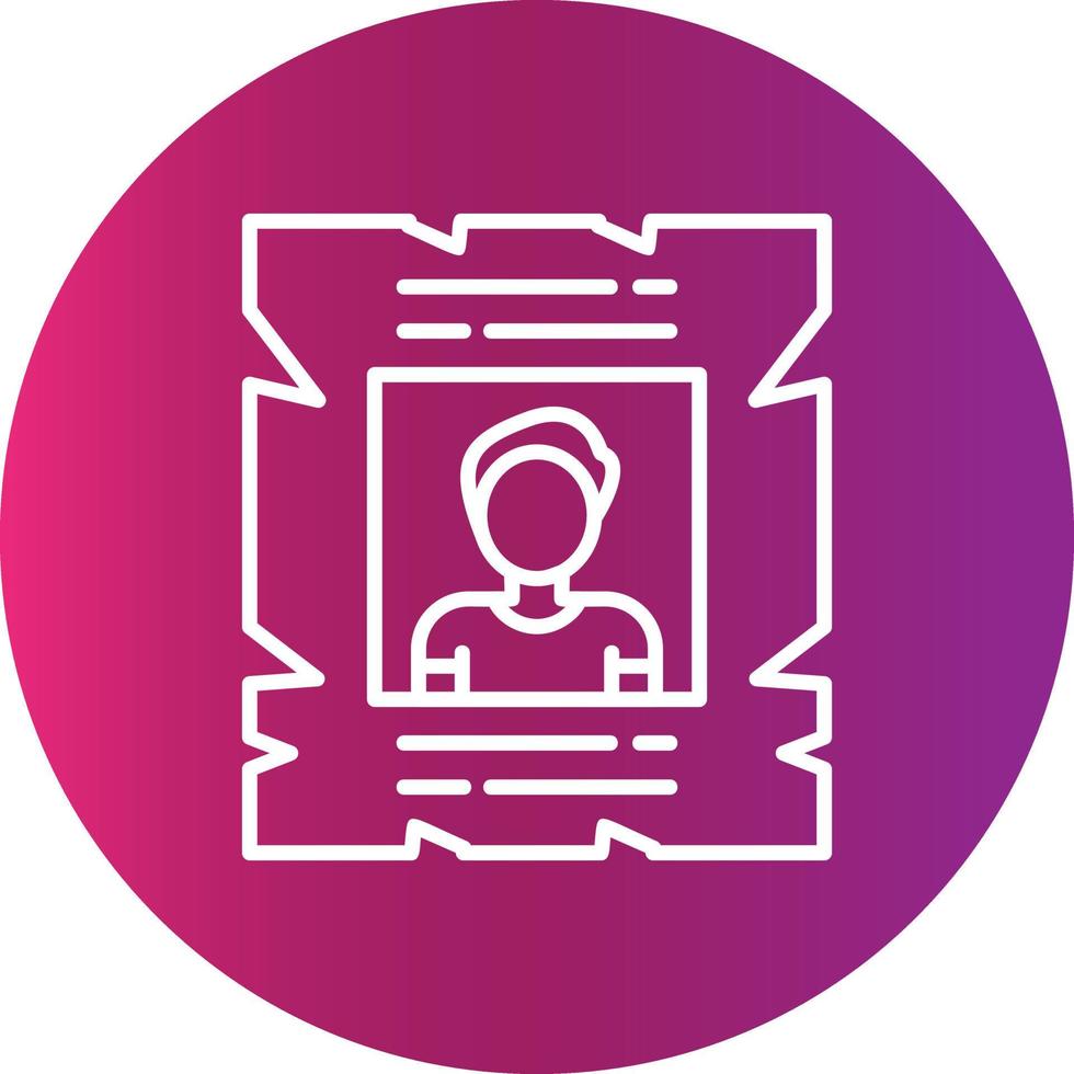 Wanted Creative Icon Design vector