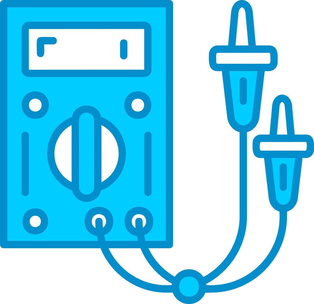 Electric Tester Creative Icon Design vector