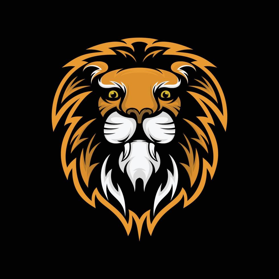 diseño de logotipo de león vector