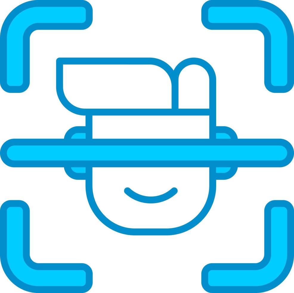Biometric Creative Icon Design vector