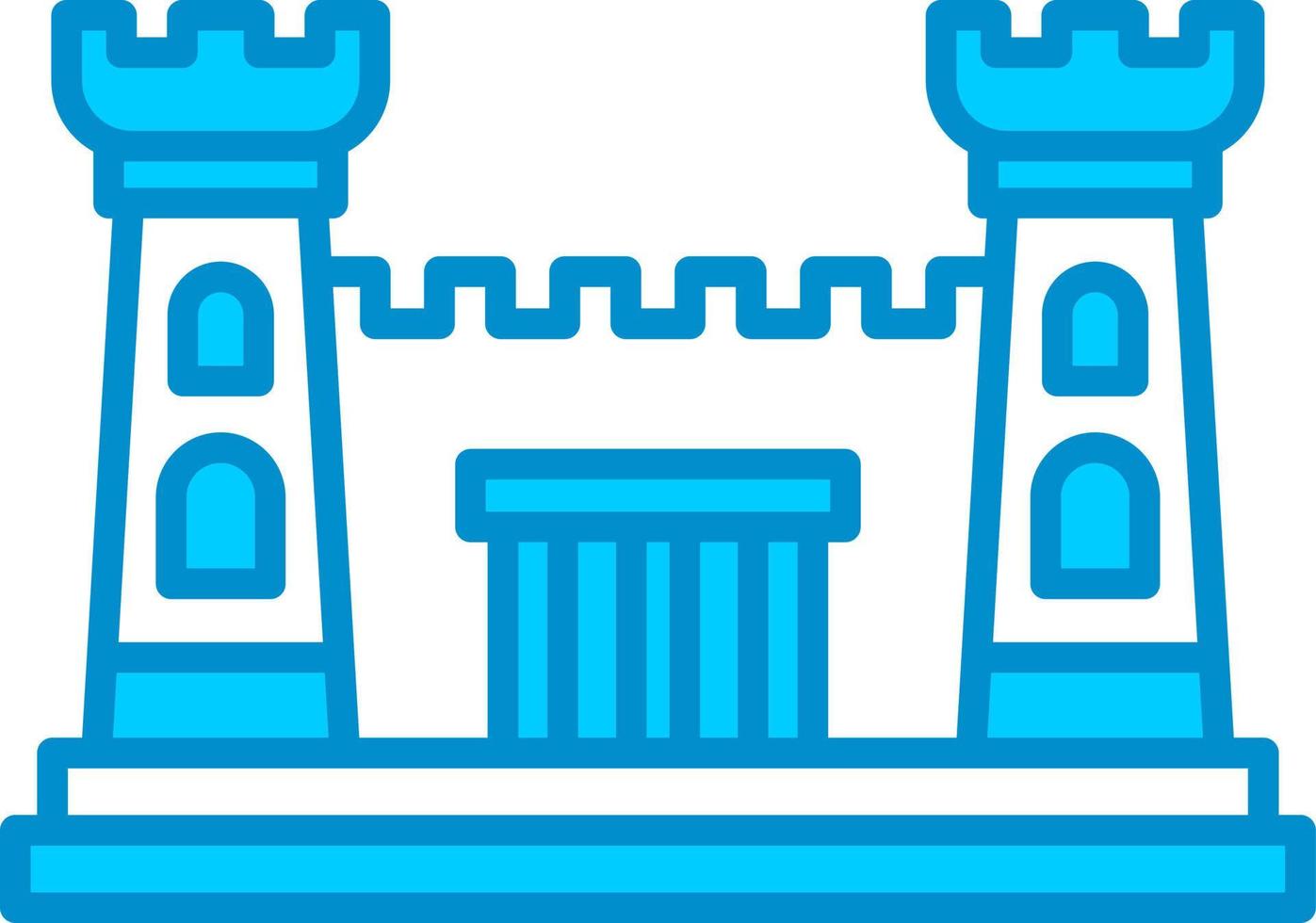 Fortress Creative Icon Design vector