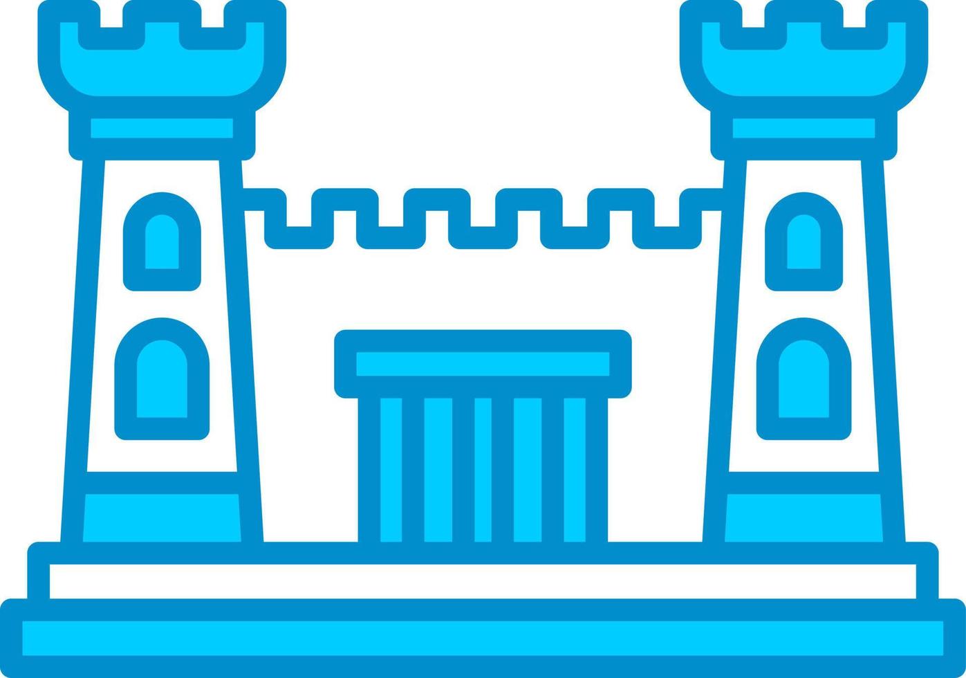 Fortress Creative Icon Design vector