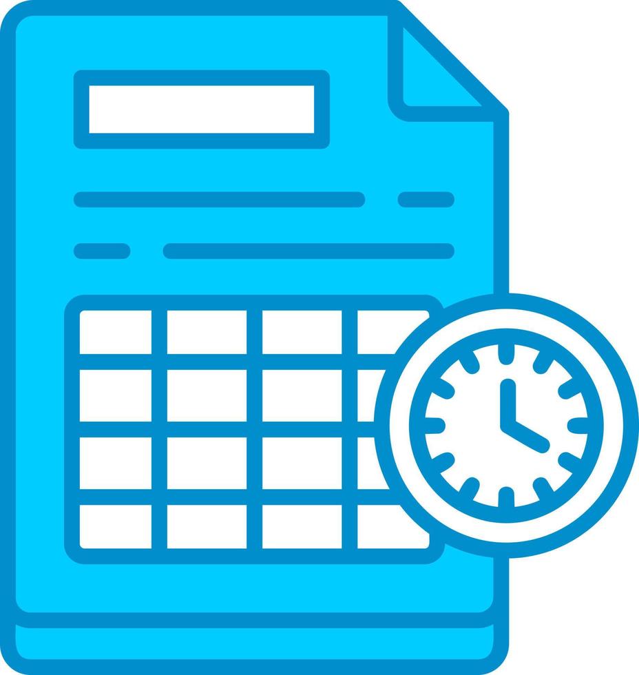 Schedule Creative Icon Design vector