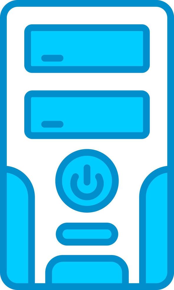 Pc Tower Creative Icon Design vector