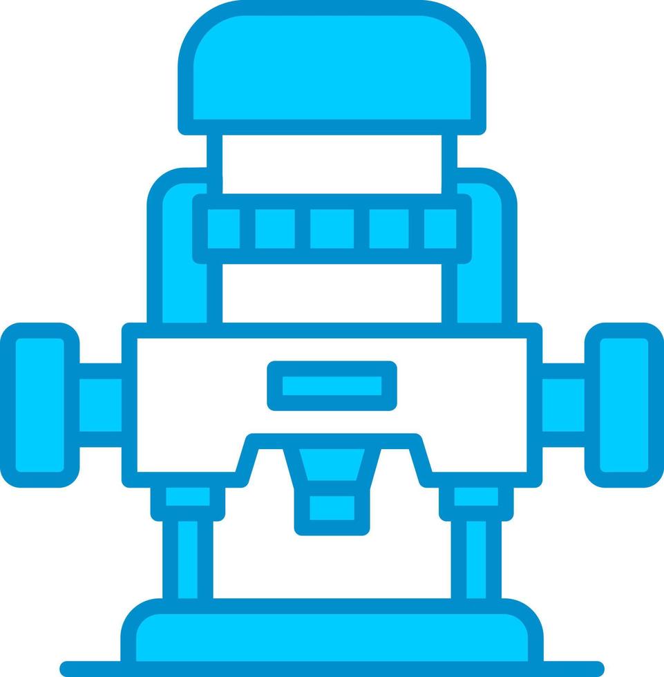 Router Machine Creative Icon Design vector