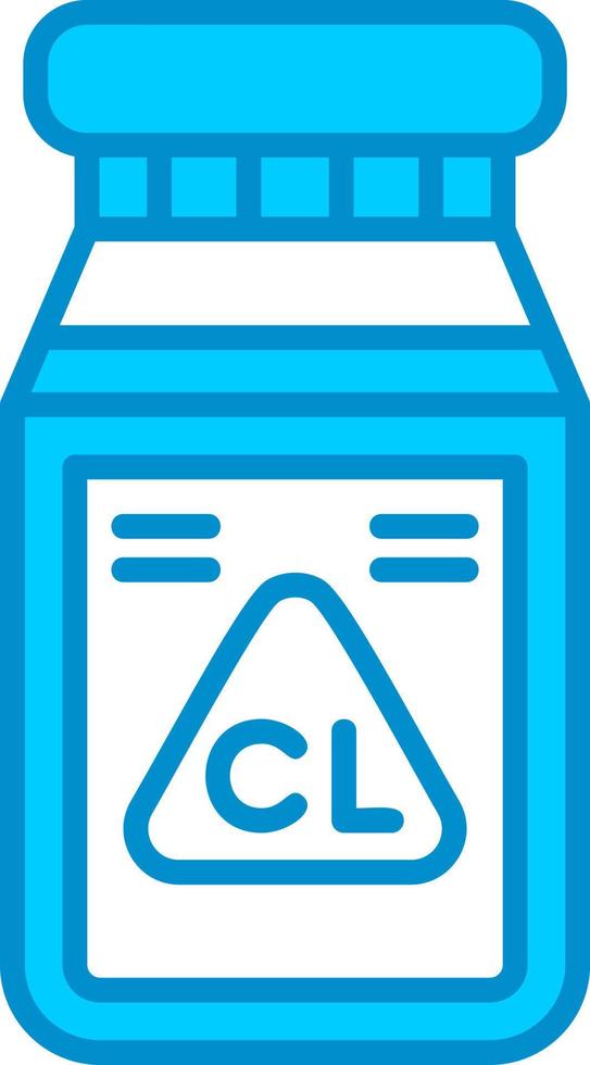 diseño de icono creativo de cloro vector