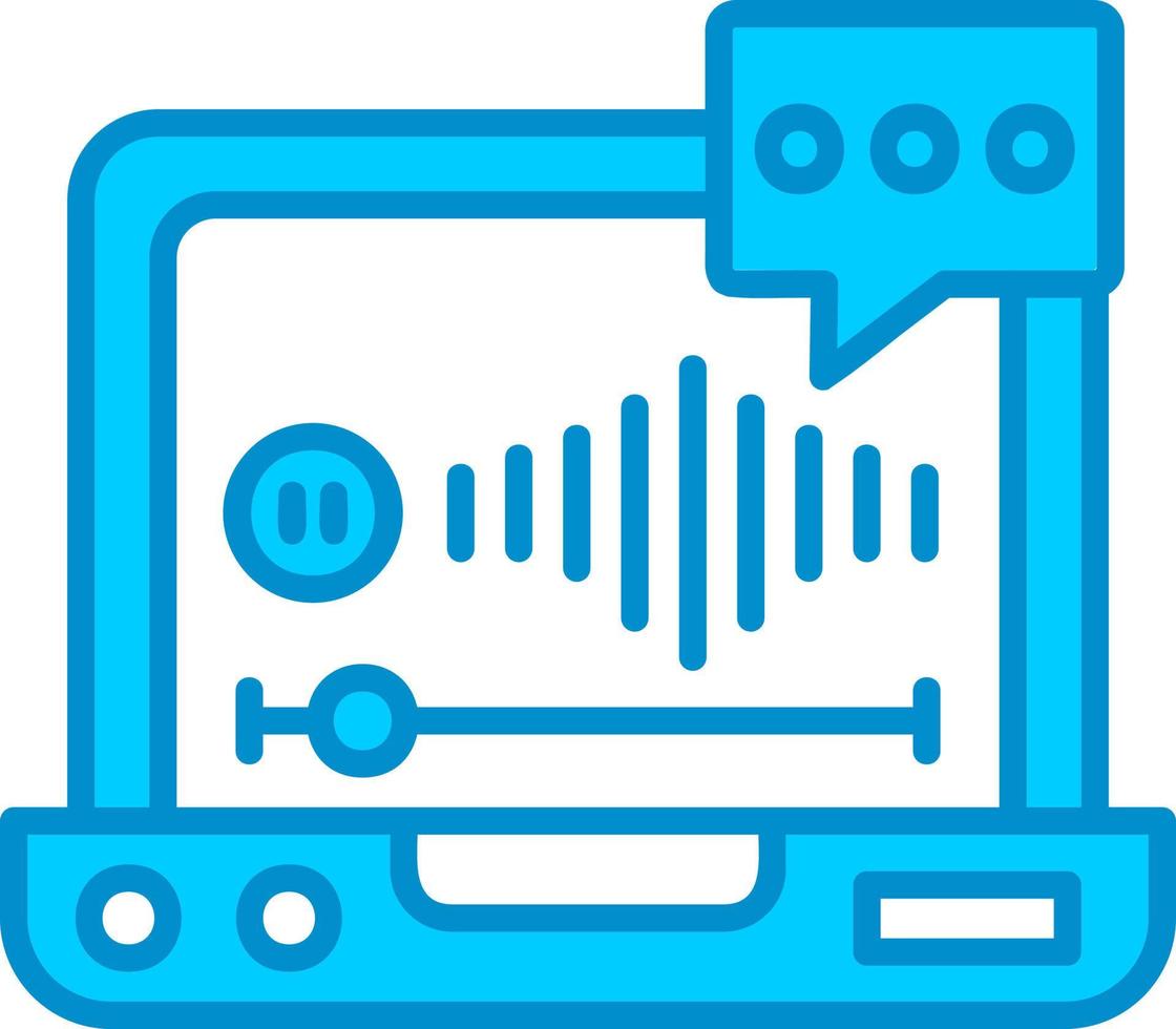 Voice Mail Creative Icon Design vector