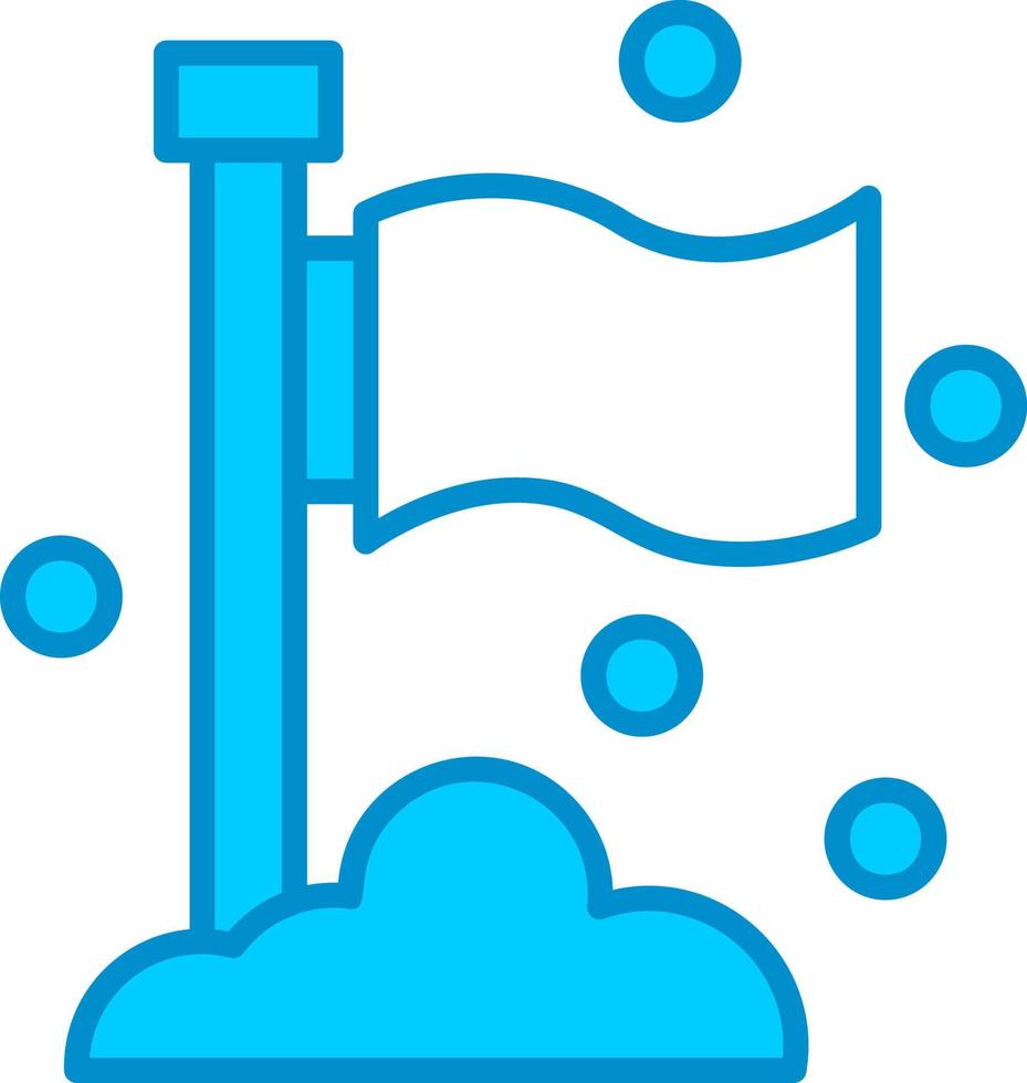 Flag Creative Icon Design vector