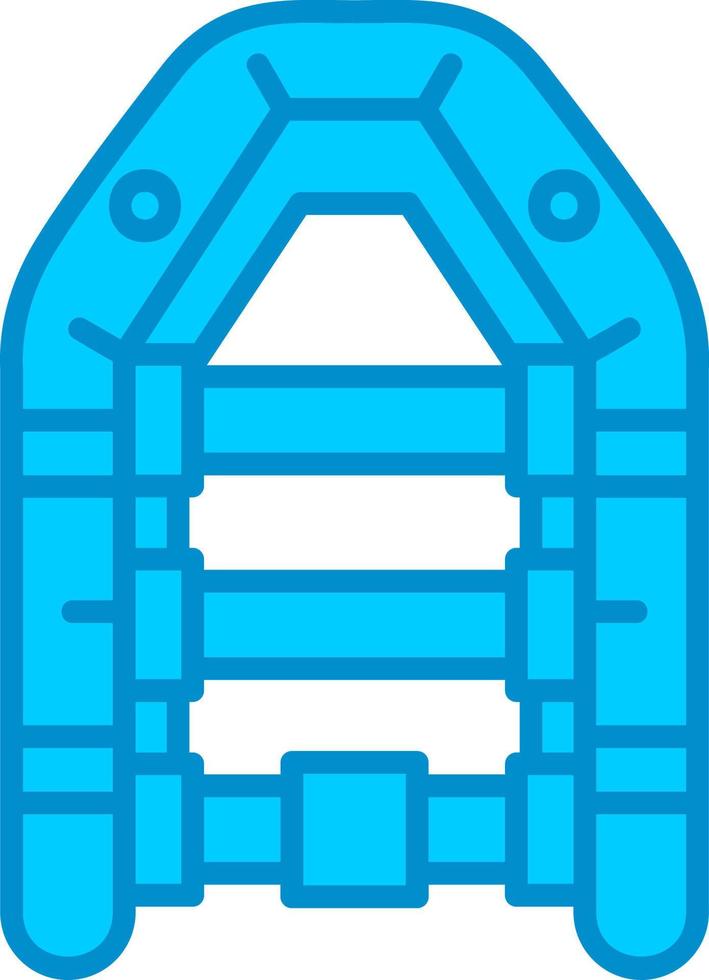 Inflatable Boat Creative Icon Design vector