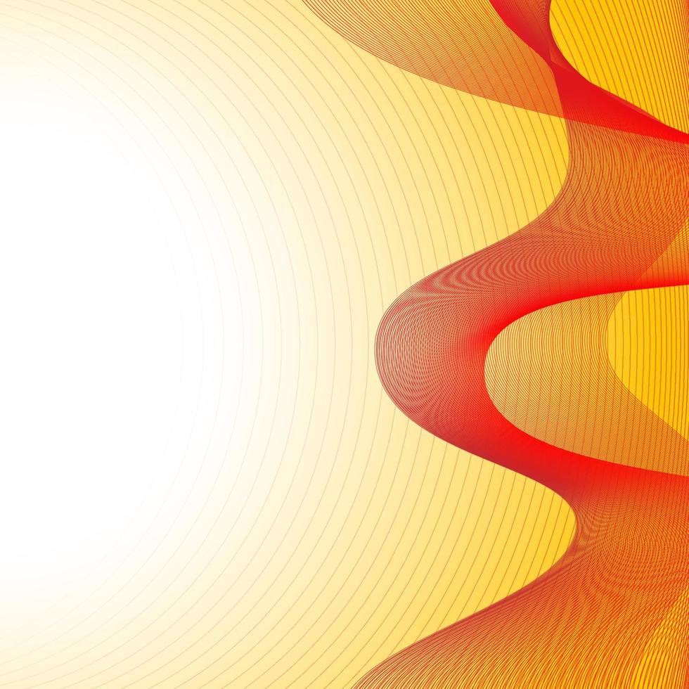 Abstract vector background with red blended lines