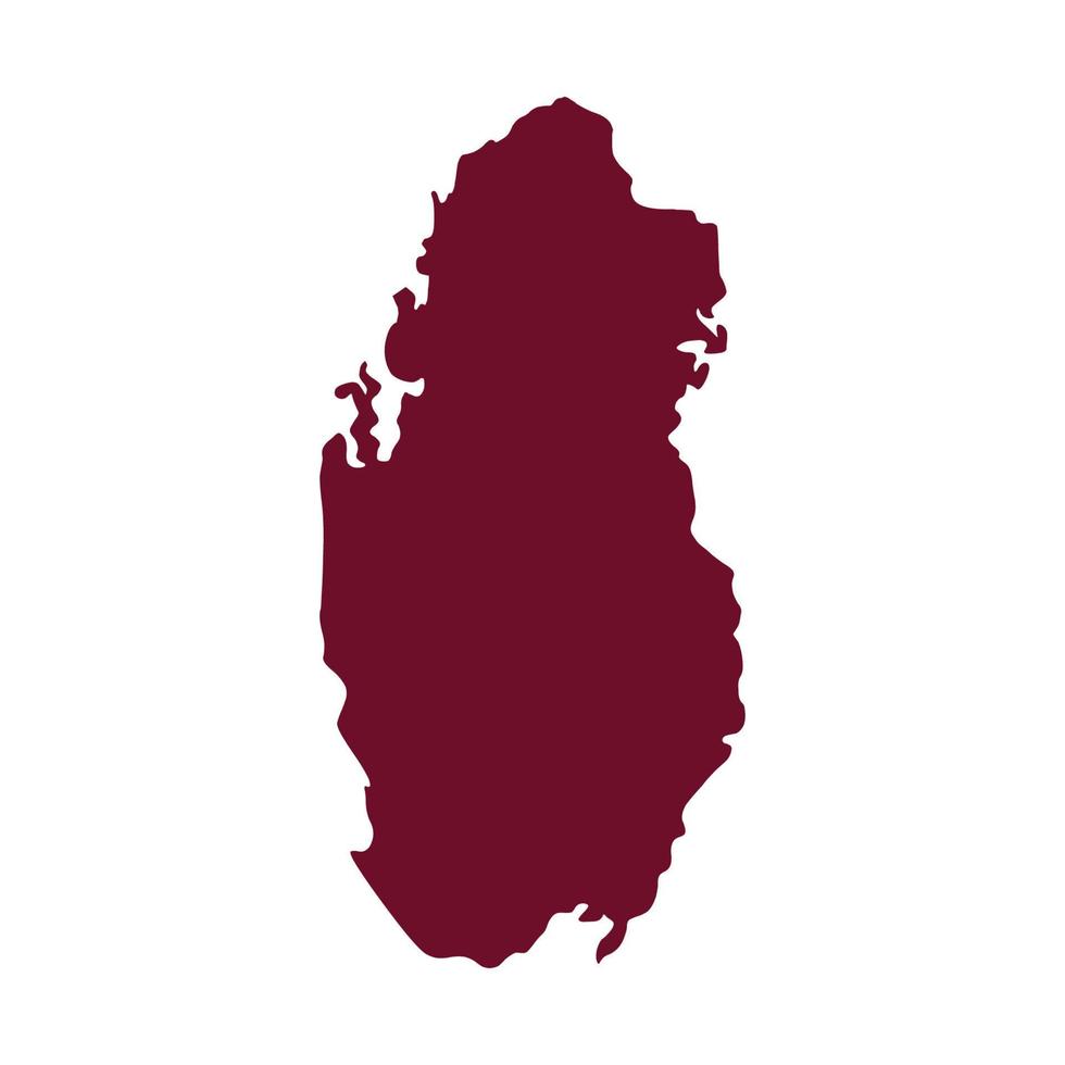 Qatar Maps Vector