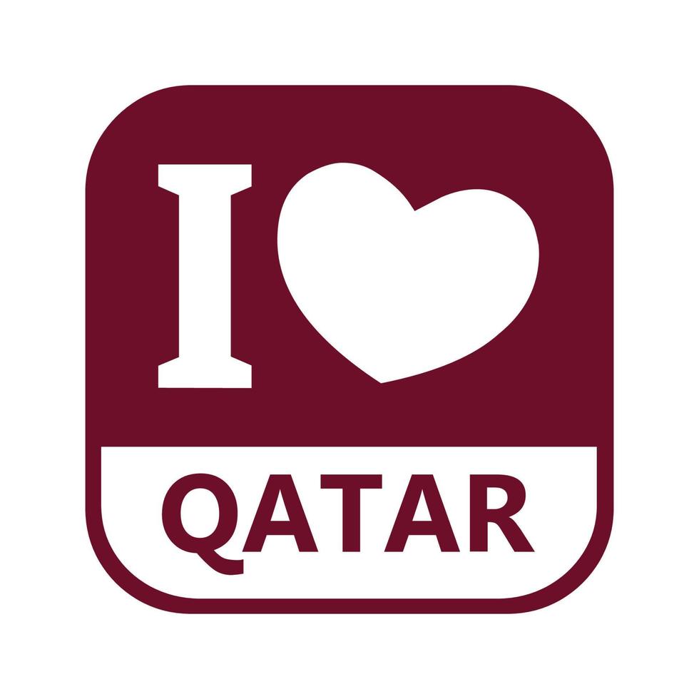 me encanta qatar vector