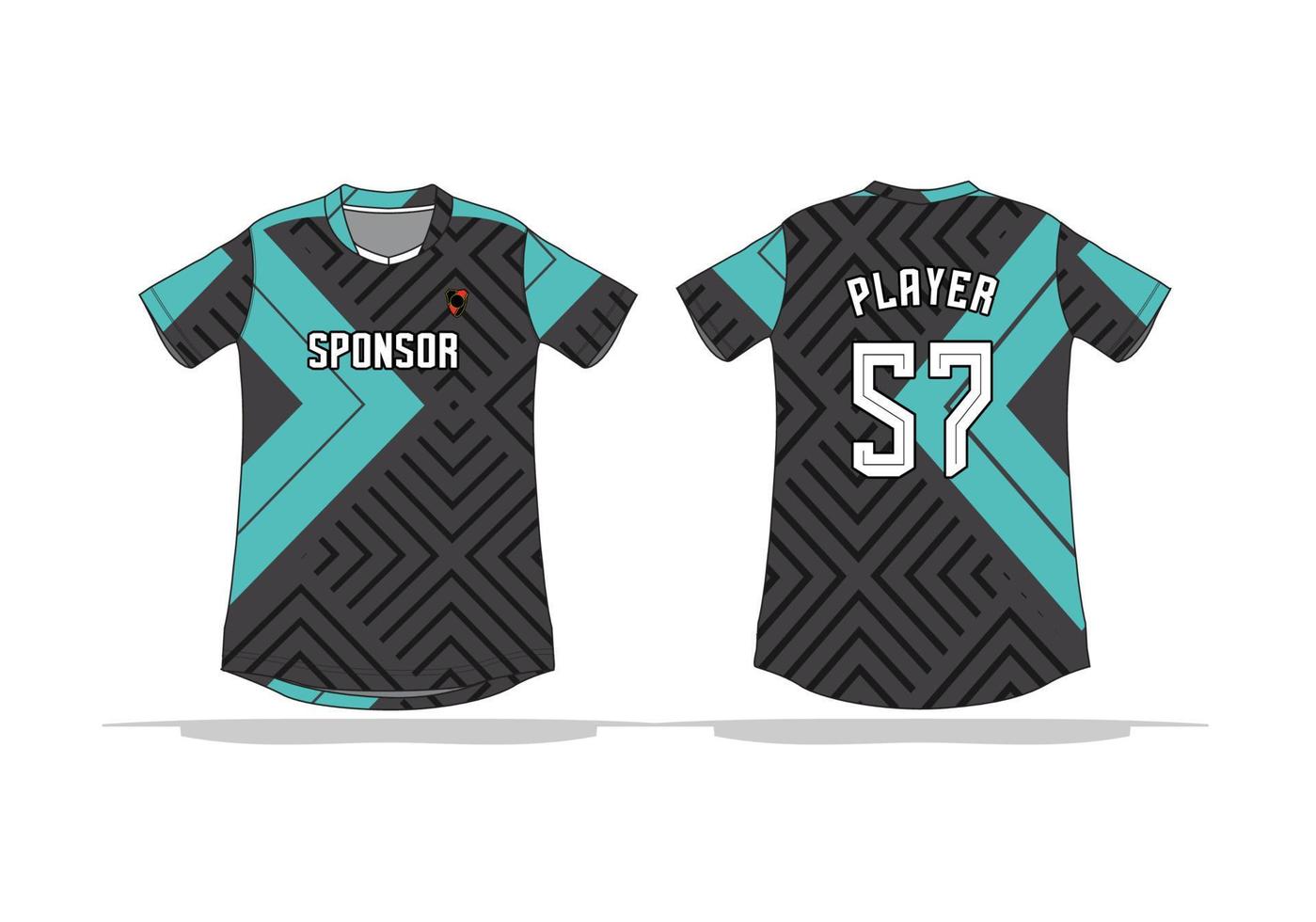 sport uniform pattern background design vector