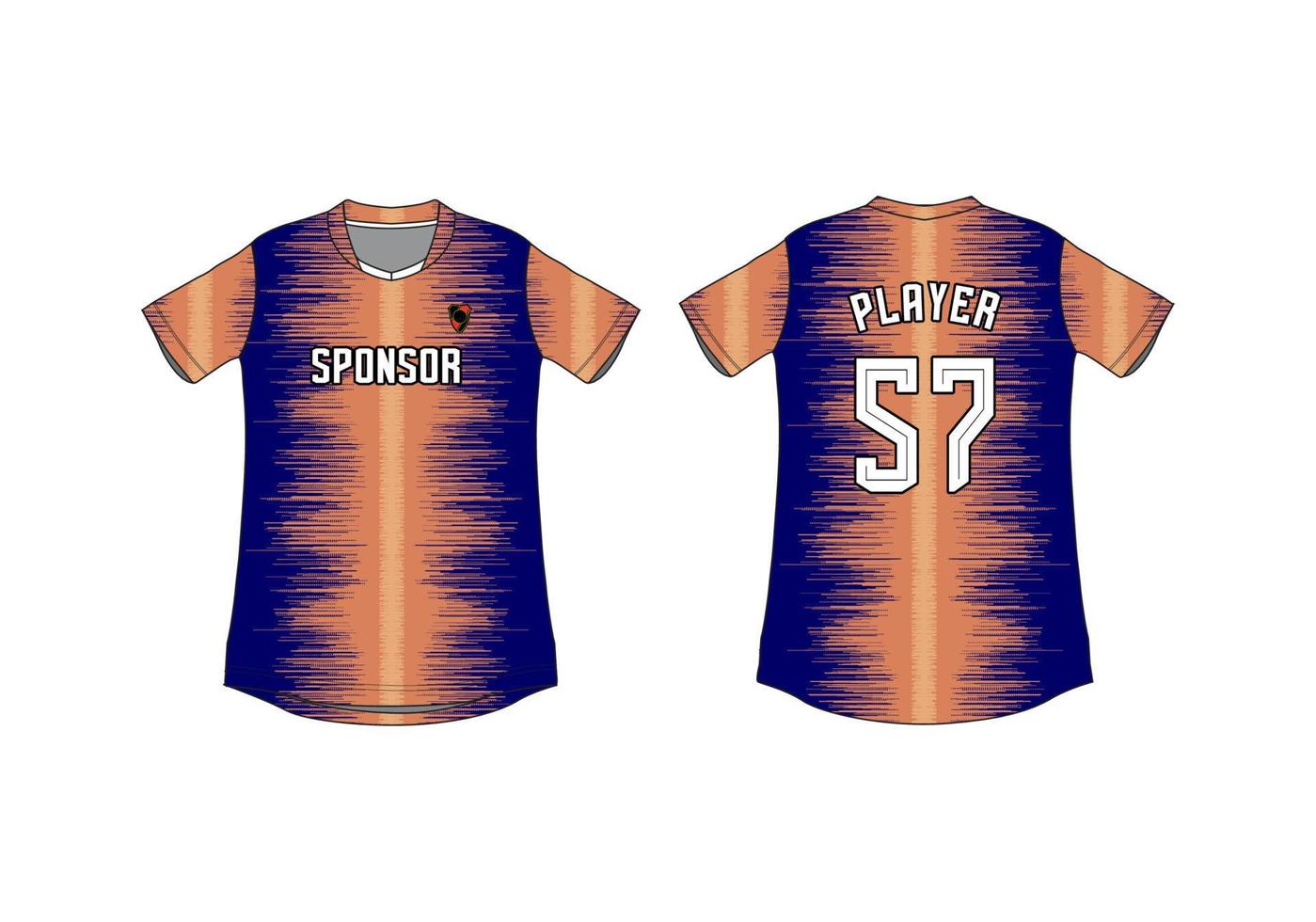 sport uniform pattern background design vector