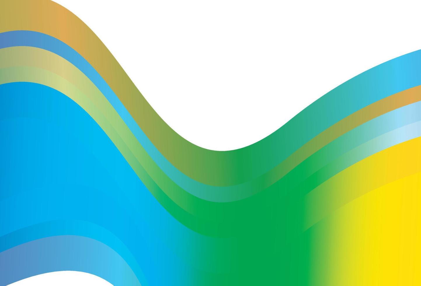 Bright green vector waves abstract background 15452684 Vector Art at Vecteezy