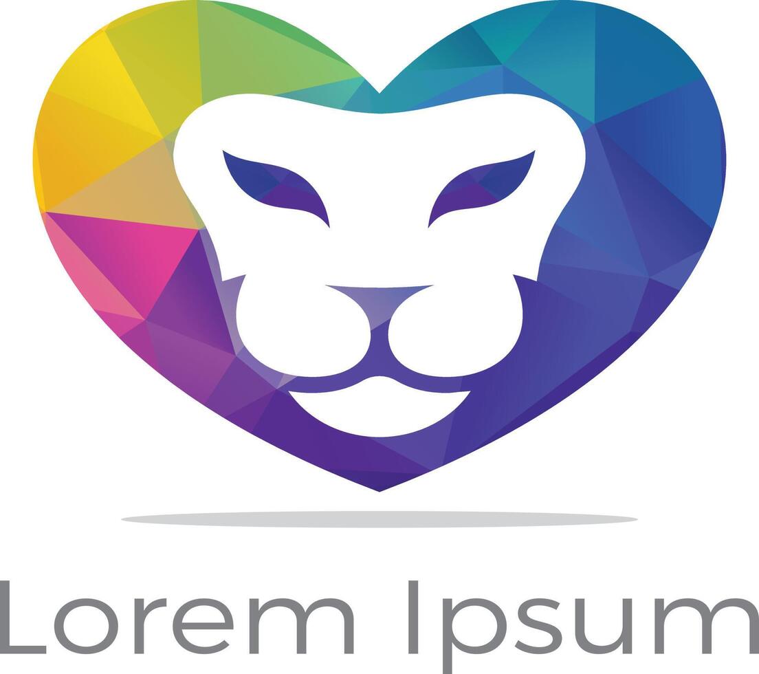 Lion  logo vector design. lion king head sign concept.