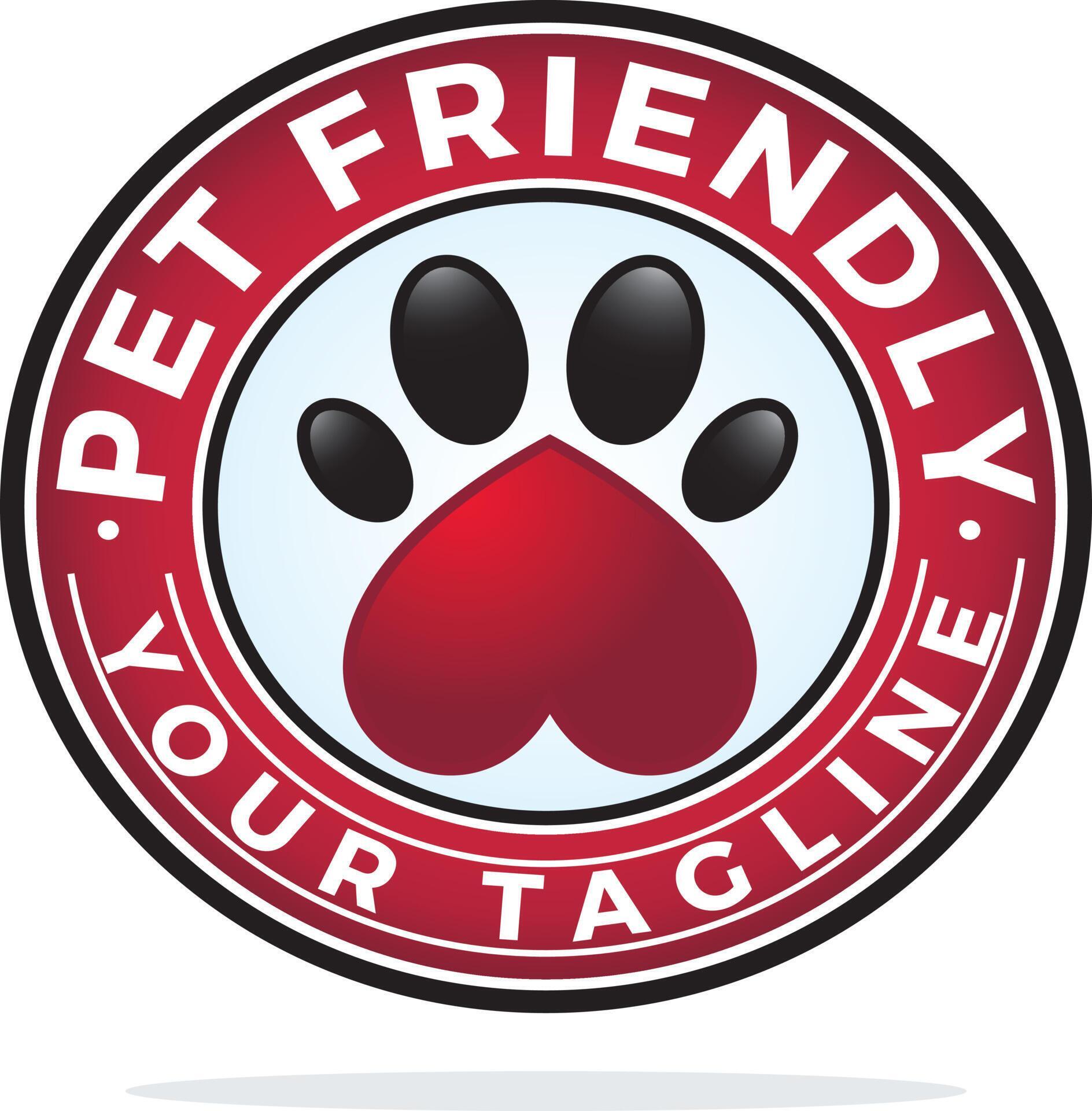 Animal clinic logo design, Pet care center, pet shop vector logo