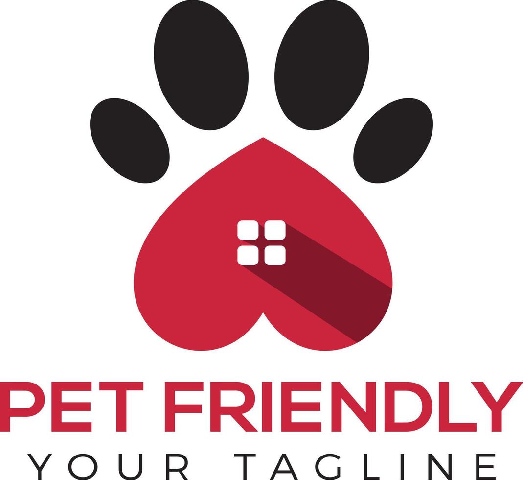 diseño de logotipo de clínica de animales, centro de cuidado de mascotas, logotipo de vector de tienda de mascotas.