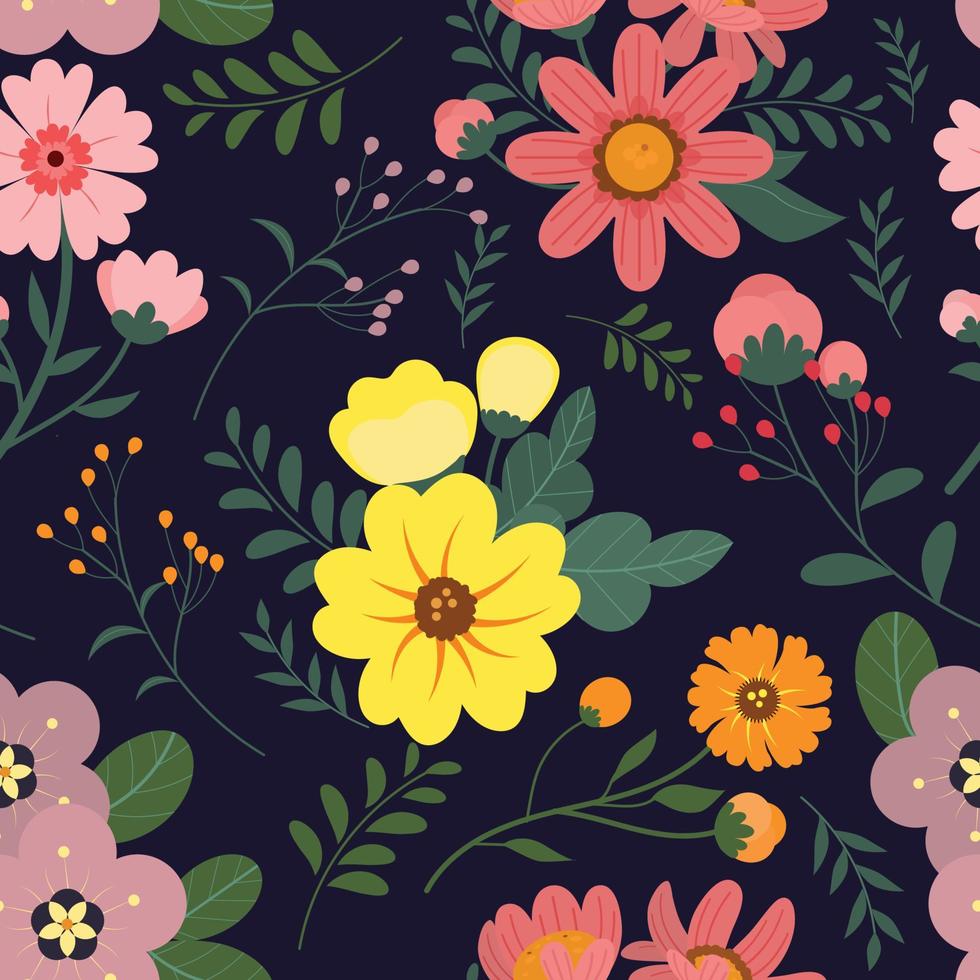 Floral Seamless Pattern vector