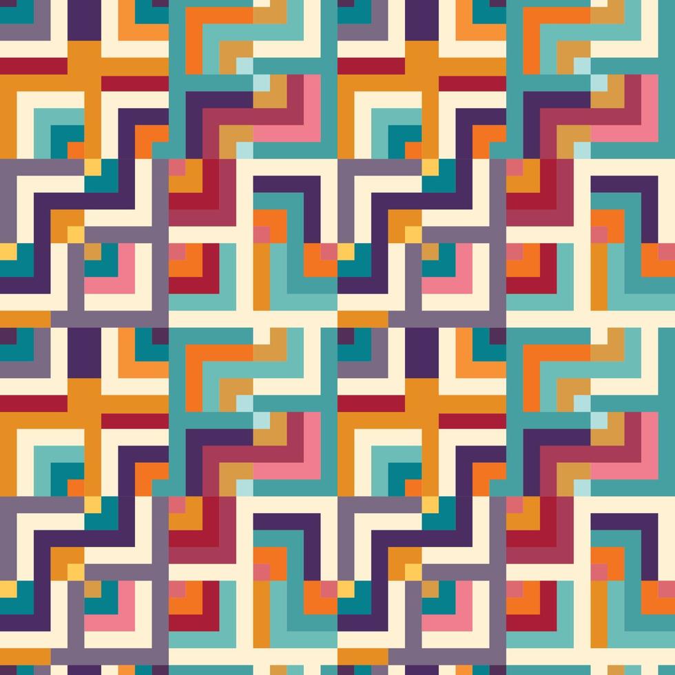 Abstract Geometric Seamless Pattern vector