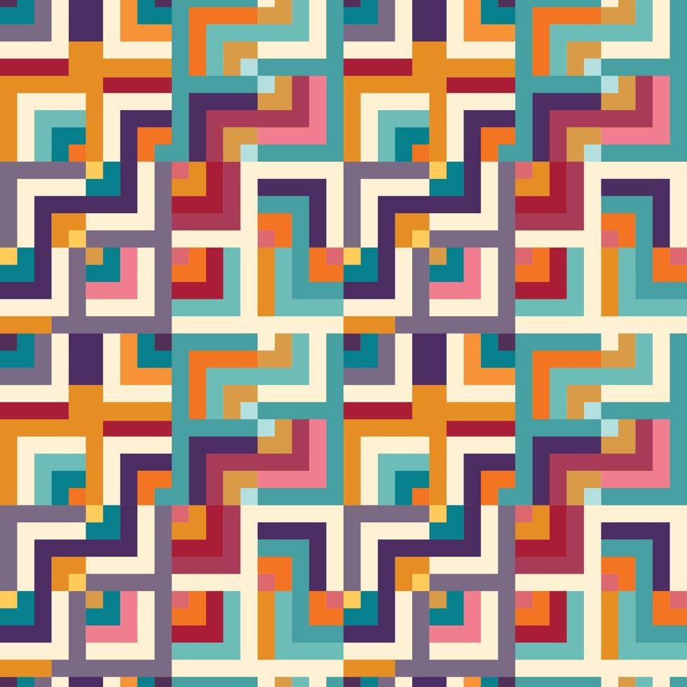 Abstract Geometric Seamless Pattern vector