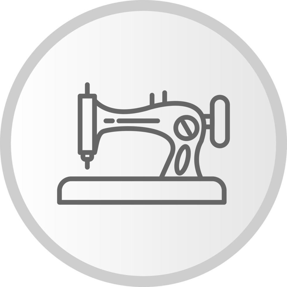 icono de vector de máquina de coser