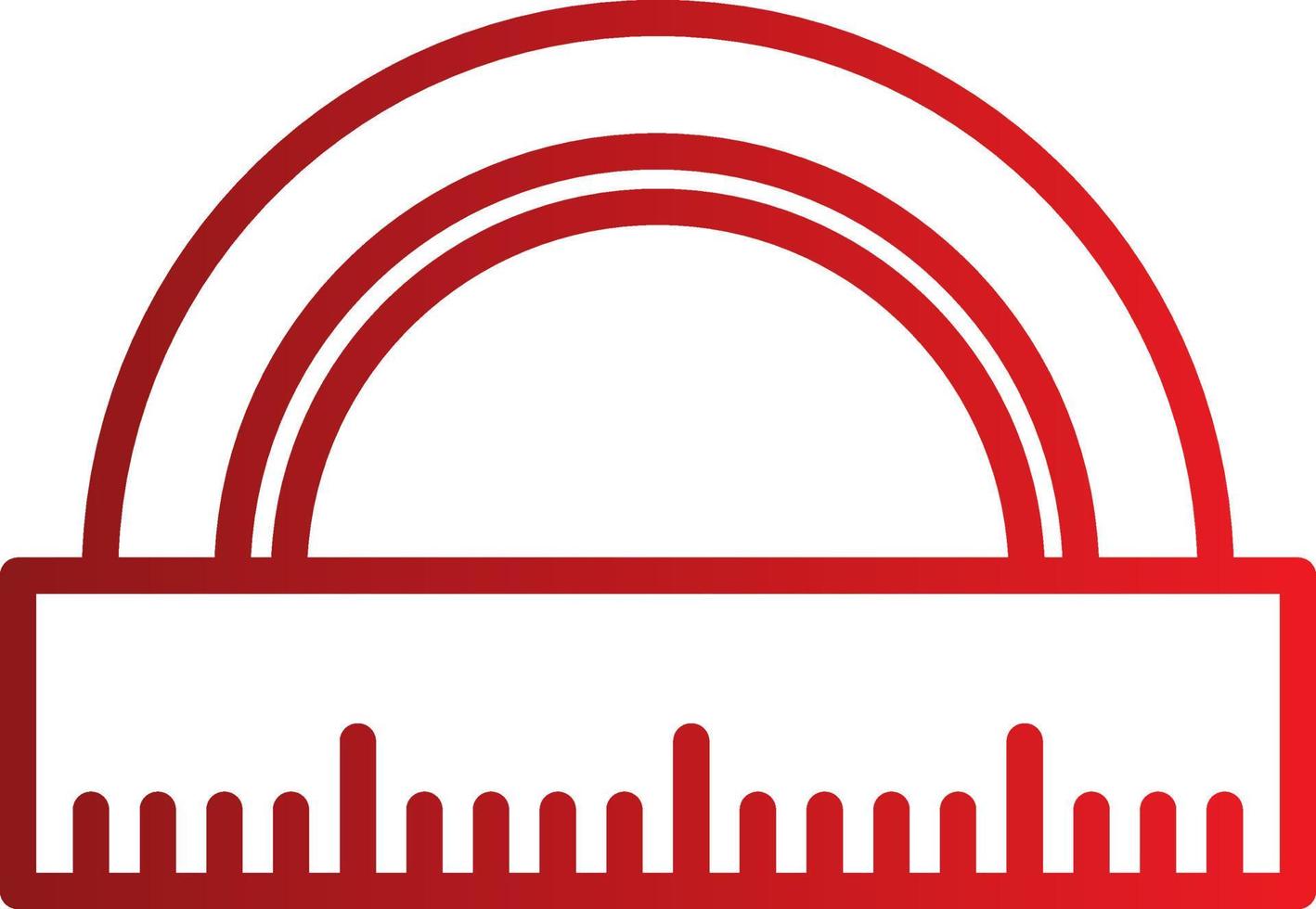 Protractor Vector Icon