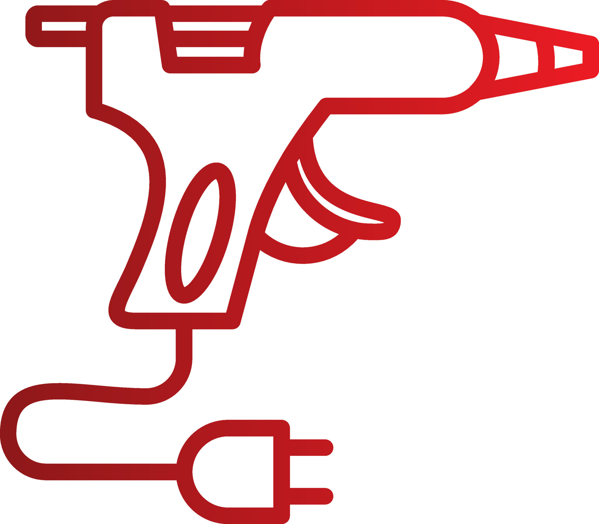 Glue Gun Vector Icon 15453388 Vector Art at Vecteezy