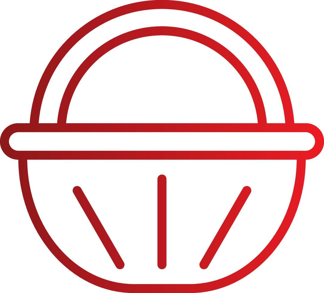 Food Basket Vector Icon