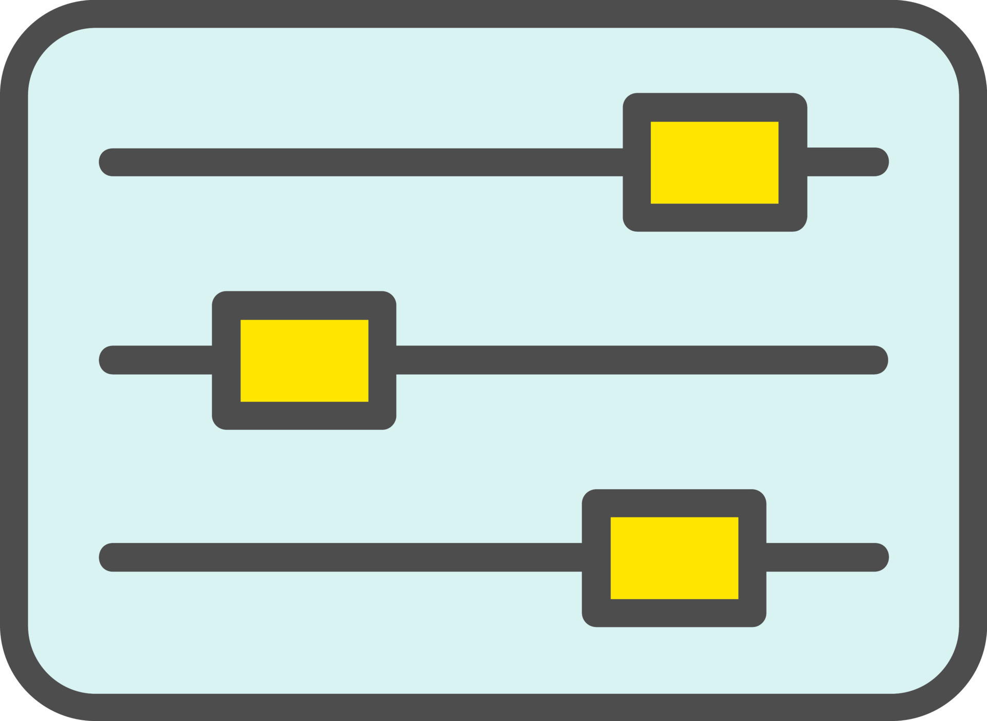 Sliders Icon Design 15453440 Vector Art at Vecteezy