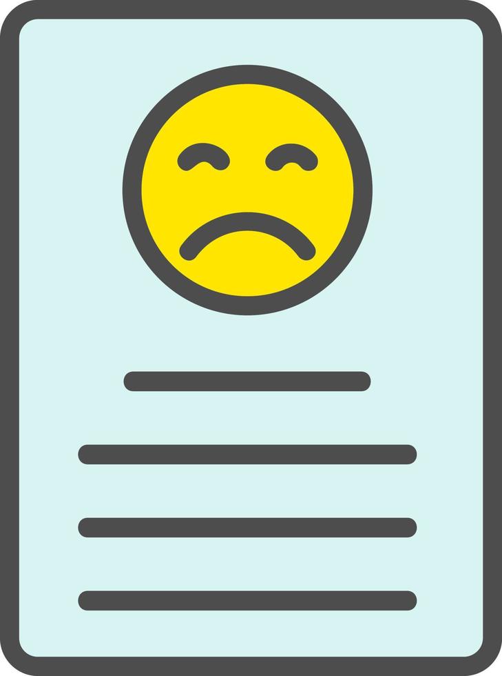 Bad Review Icon Design vector