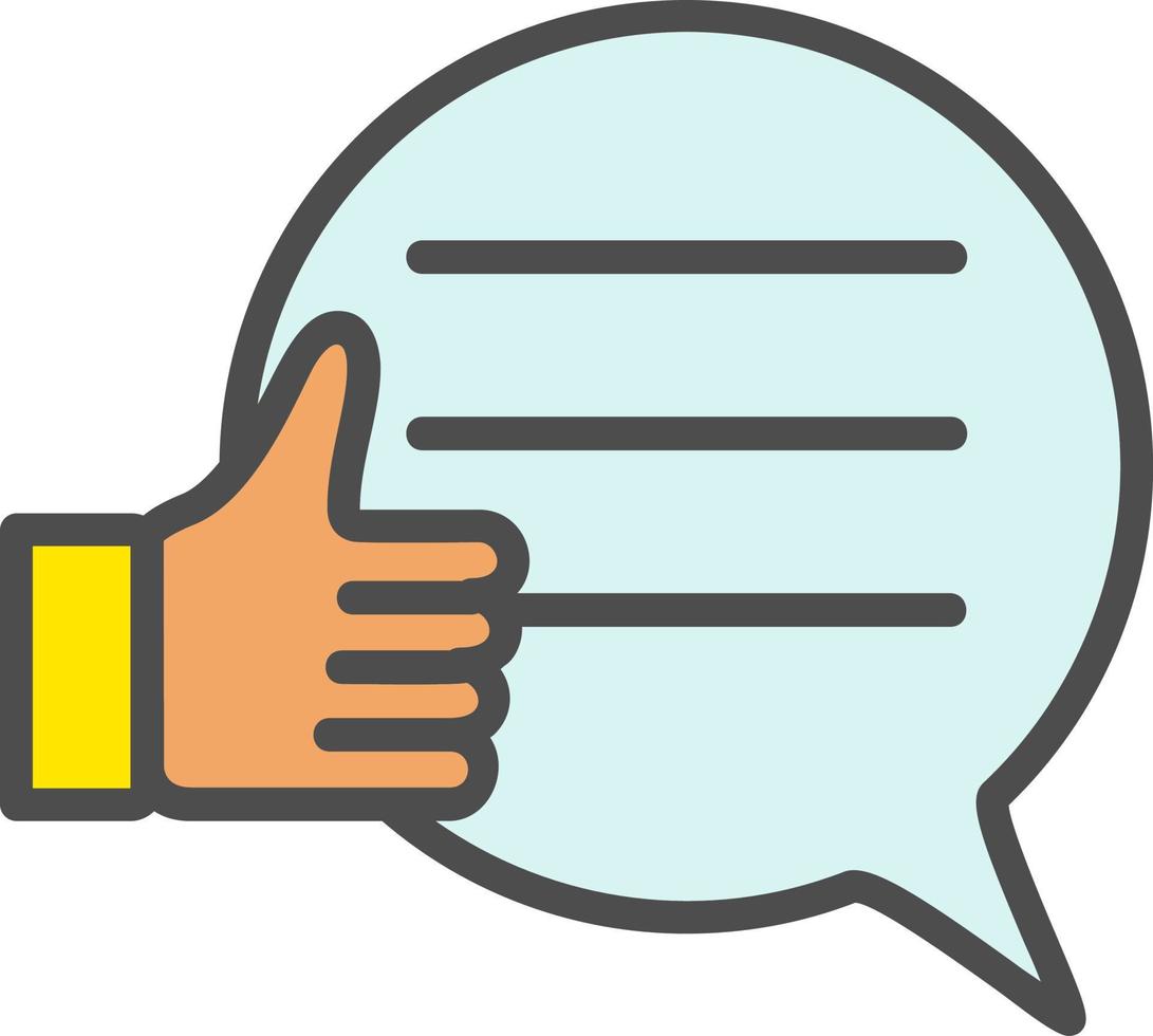 Good Review Icon Design vector