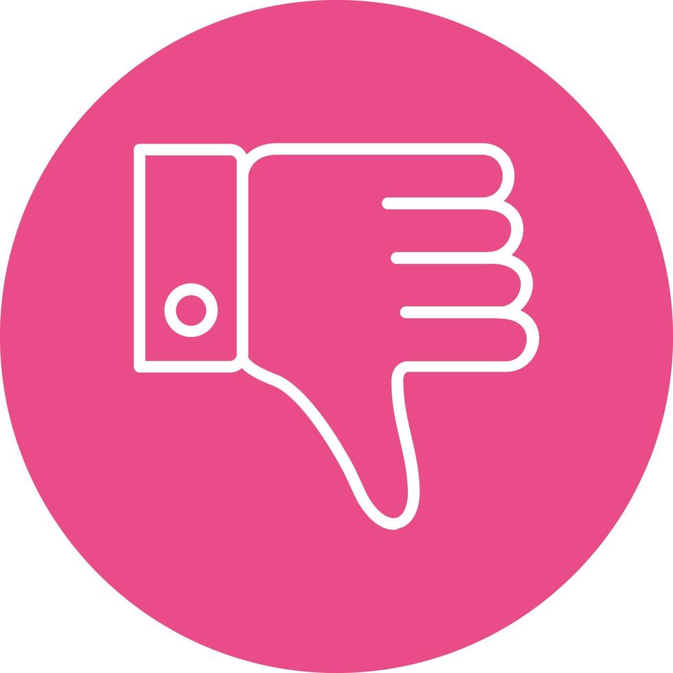 Dislike  Icon Design vector