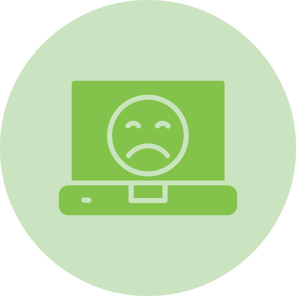 Sad Face Icon Design vector