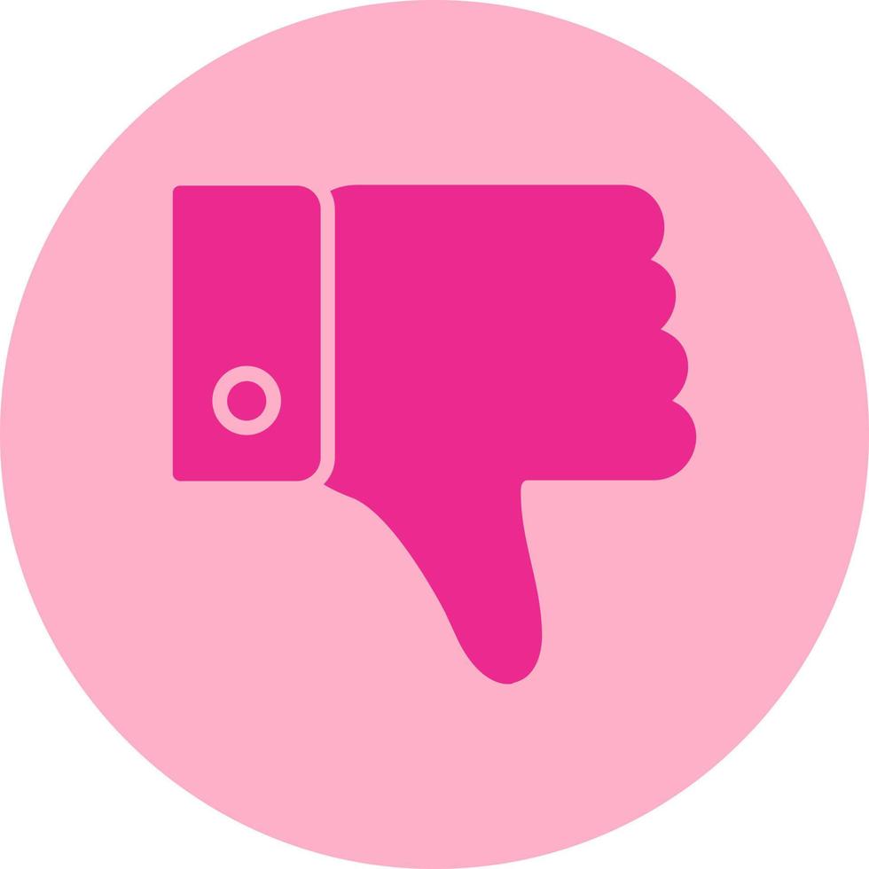 Dislike  Icon Design vector