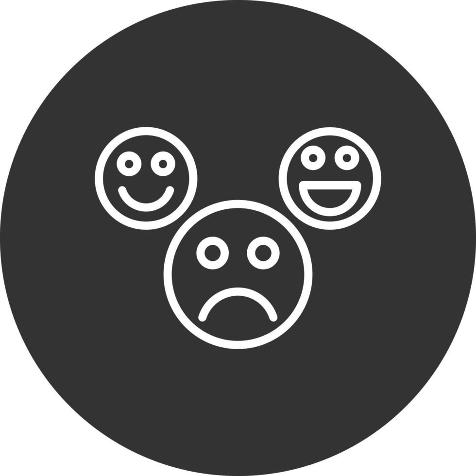 diseño de iconos de diseños de emoticonos vector