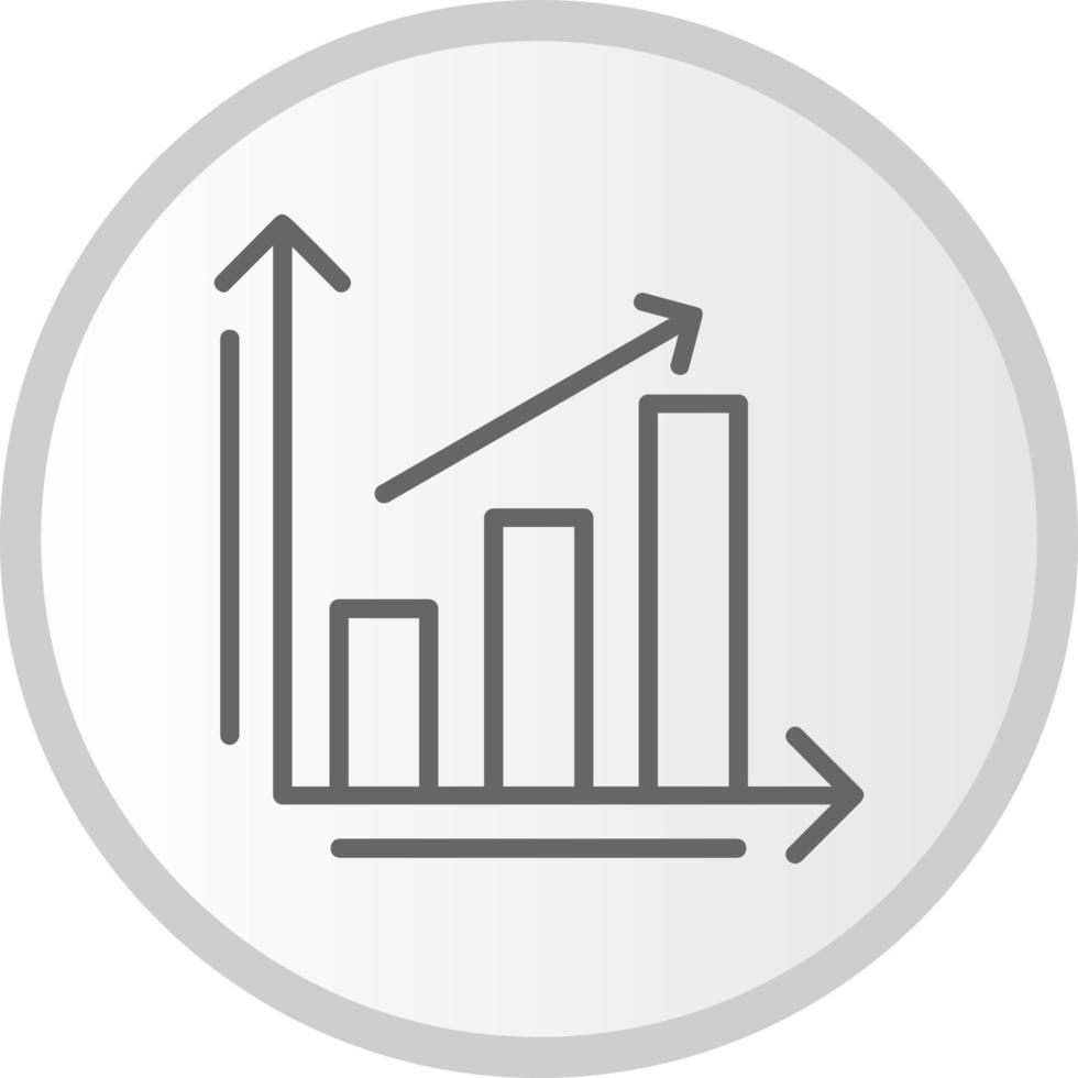 Bar Chart Icon Design vector
